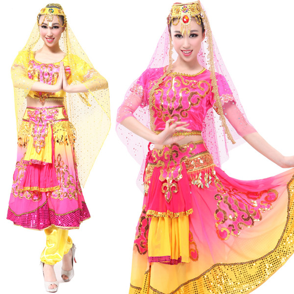 新疆舞蹈服,赛乃姆音乐,少数民族舞蹈演出服装
