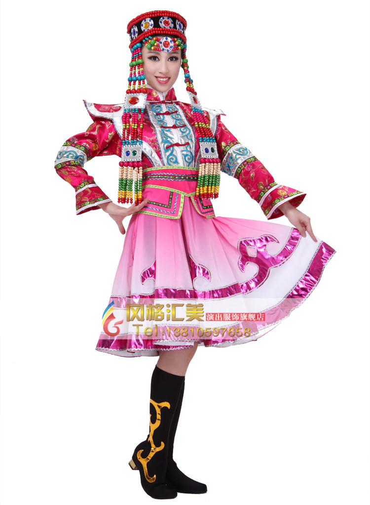 蒙古舞蹈服装,蒙古舞台装