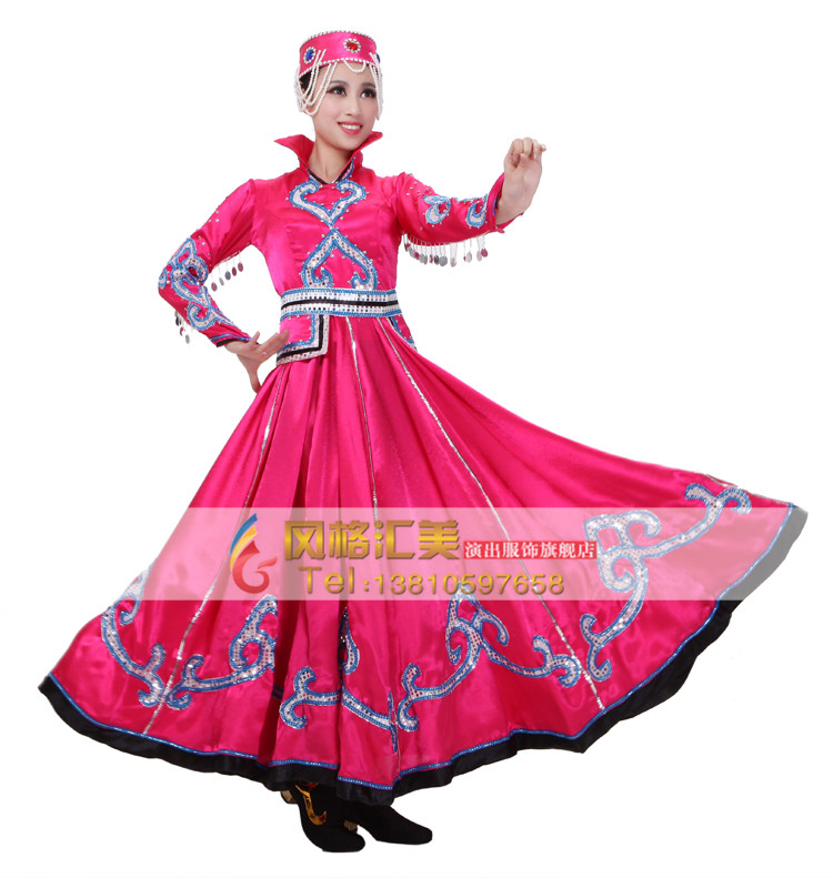 民族舞蹈服装,蒙古舞服饰