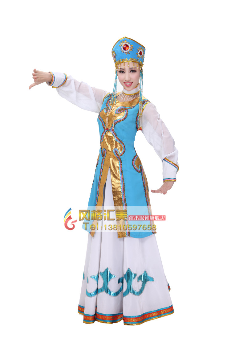 蒙古舞蹈服装,内蒙古舞台装
