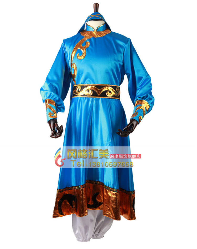男士蒙古舞蹈服装.民族服装工厂