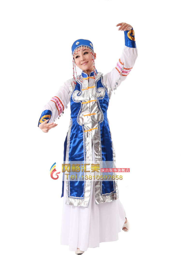 蒙古舞蹈服装,女士蒙古舞蹈服
