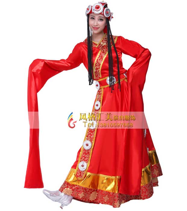 藏族舞蹈服饰设计
