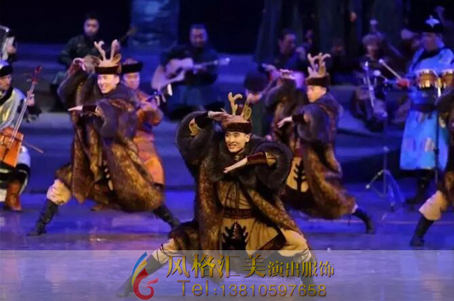 蒙古族舞蹈服装设计