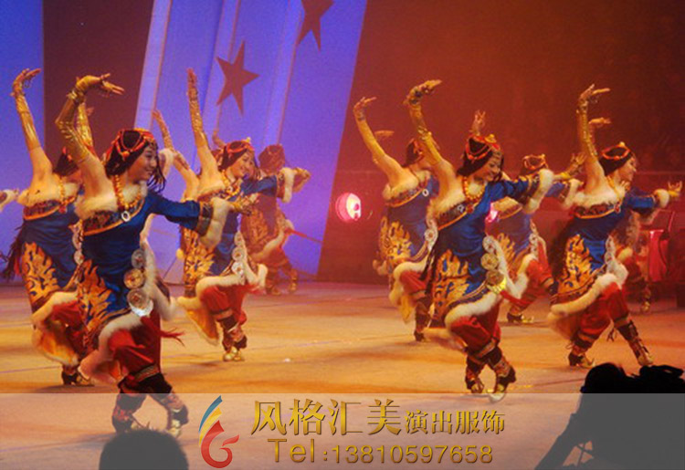 定制藏族舞蹈服装