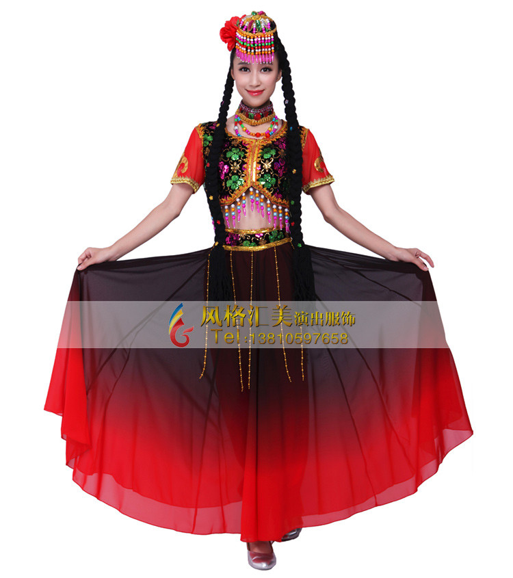 新疆女子舞蹈服装