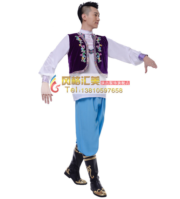 新疆男子舞蹈服装