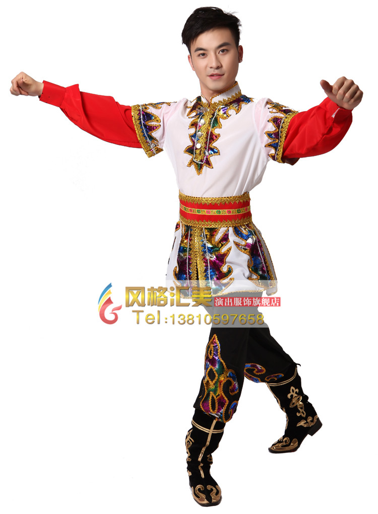 新疆男子舞蹈服装