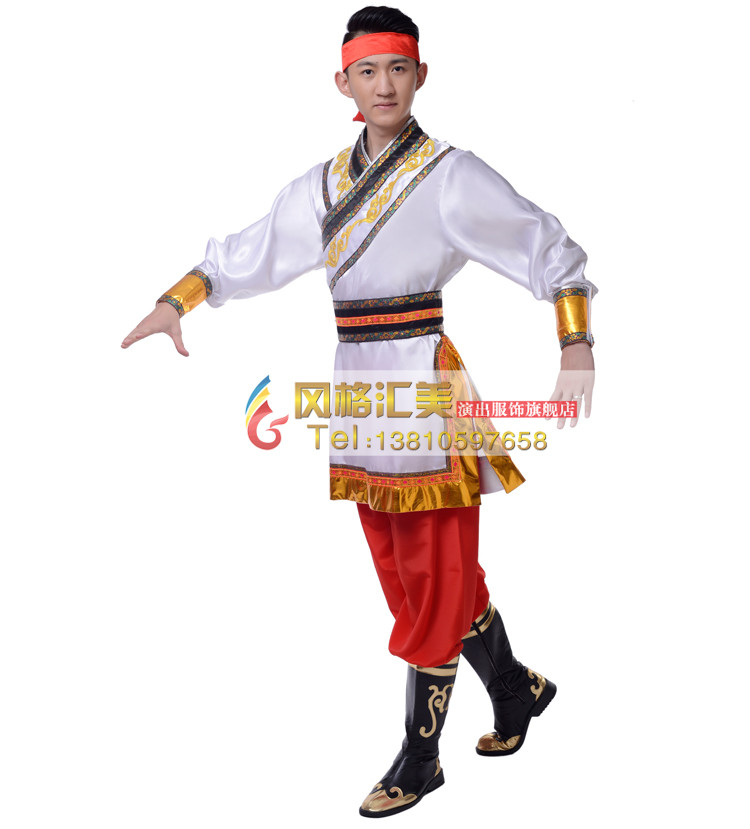 男子蒙古舞蹈服装