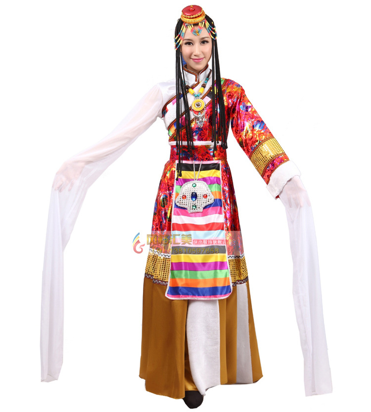 藏族女子舞蹈服装