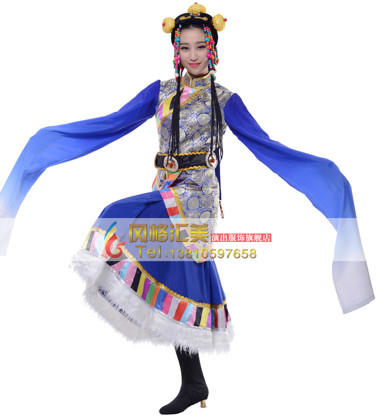 藏族女子舞蹈服装