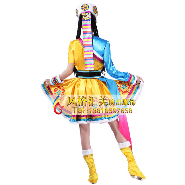 蒙古舞蹈服装定做