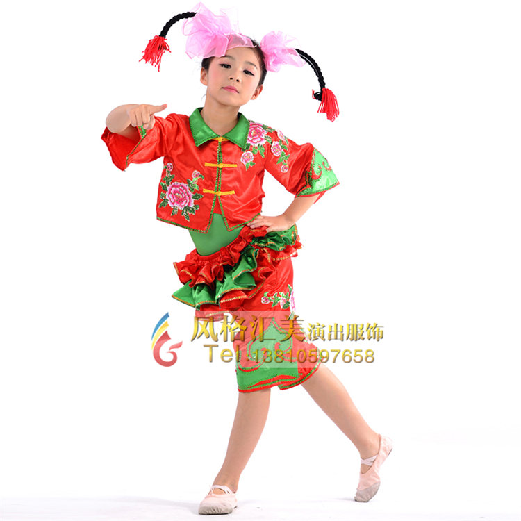 儿童舞蹈表演服装定制