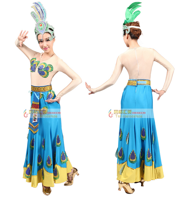 傣族舞蹈演出服装定制