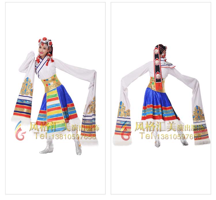 藏族舞蹈服装定制