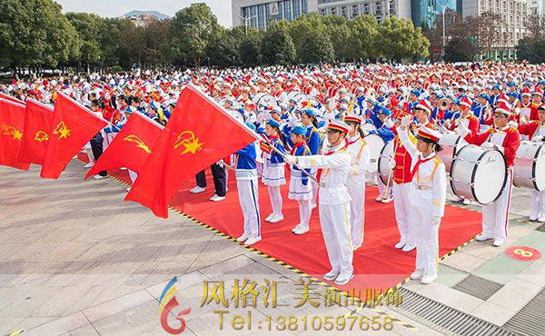 校园鼓乐队搭配鼓乐队服装