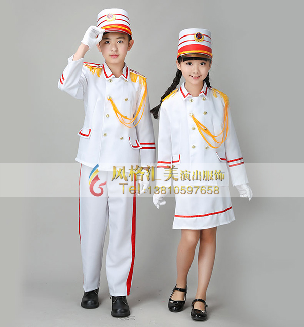 开学典礼升国旗穿行进队服装