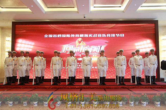 八月经典军旅三军合唱演出服定制！