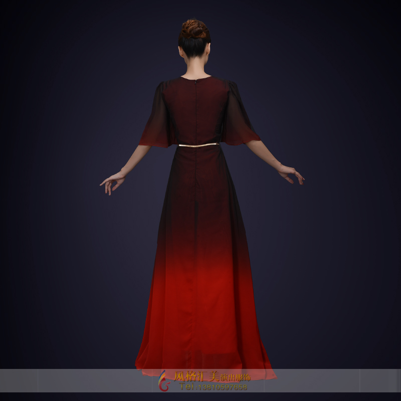 女士合唱比赛服定制