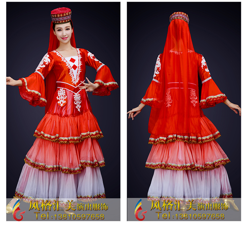 艺考民族舞蹈演出服装设计