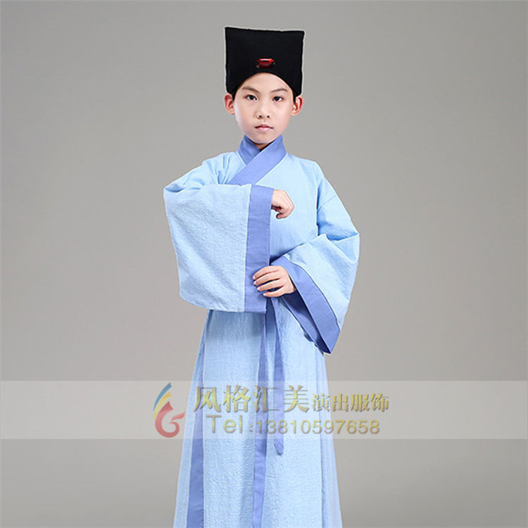 校园学生古代演出服装设计定制