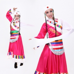 北京出售新款藏族舞蹈服装 女士演出服装 舞台服装民族舞蹈服
