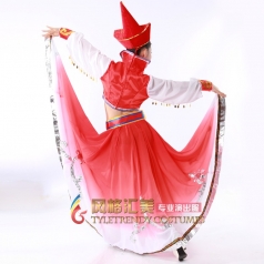 风格汇美 民族舞蹈演出服装 蒙古族舞蹈表演服装 舞台舞蹈服装
