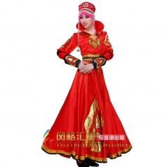 北京蒙古舞蹈服装女 少数民族演出服 舞台服 年会舞台演出服