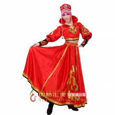 北京蒙古舞蹈服装女 少数民族演出服 舞台服 年会舞台演出服