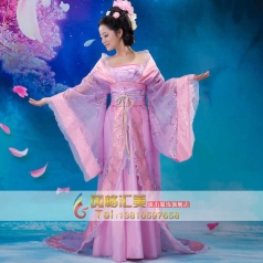 女士古代服装 紫色古代公主服装