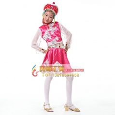 儿童舞蹈服装演出服装 儿童蒙古舞蹈服装少儿蒙古舞