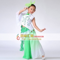 儿童古典舞蹈服装 儿童舞蹈演出舞蹈服装 少儿古典舞服装