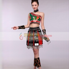 女士佤族舞蹈服