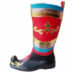 民族舞蹈靴子蒙古靴子藏靴新疆舞蹈鞋子羌族靴手工靴男式高筒鞋