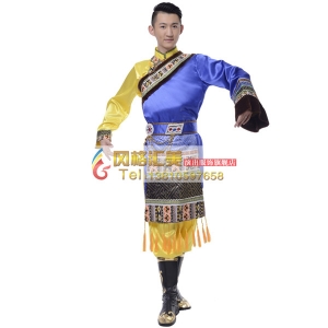 藏族舞蹈演出服装专业定制_风格汇美演出服饰