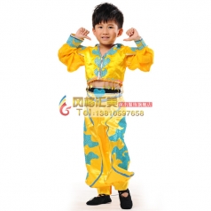 儿童蒙古舞蹈服装 少儿蒙古舞服装专业定制_风格汇美演出服饰