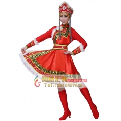 蒙古舞蹈演出服装专业定制_风格汇美演出服饰
