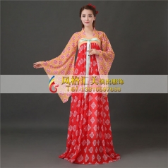 风格汇美新款汉服女装古装服装女唐朝服装仙女古装齐胸襦裙演出服