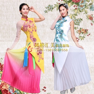 古典舞舞蹈服装 古典舞服定做专家_风格汇美演出服饰