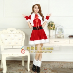 圣诞节服装女,圣诞服装成人批发_风格汇美演出服饰