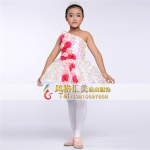 新款儿童舞蹈服装专业定制_风格汇美演出服饰