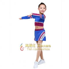 儿童啦啦操服装艺术体操团体服装定制儿童舞蹈服装设计