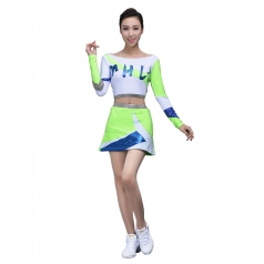 新款拉拉队体操服装比赛服团体运动会啦啦操演出服健美操服装定制