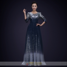 成人合唱比赛演出服装大型团体合唱演出服女款合唱服定制！