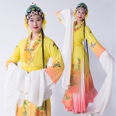 古典舞蹈演出服装青衣舞蹈表演服装中国风舞台演出服装定制！