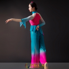成人舞蹈演出服装大型舞台女款中国风舞蹈演出服装定制！
