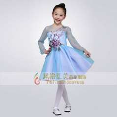 校园合唱比赛演出服装定制儿童合唱演出服装蓬蓬裙服装定制工厂