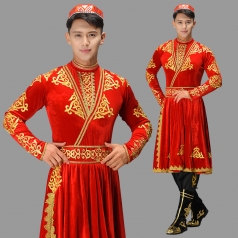 新疆舞蹈服装维族舞演出服装哈萨克斯坦演出服装